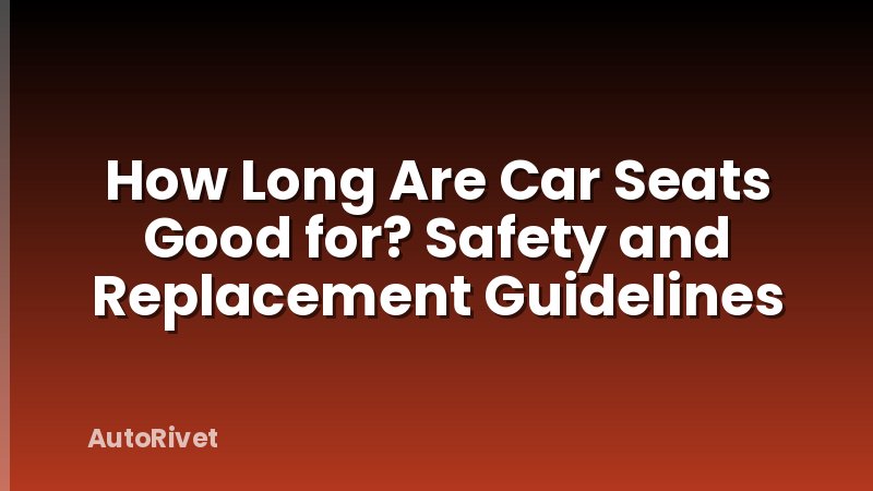 How Long Are Car Seats Good for? Safety and Replacement Guidelines