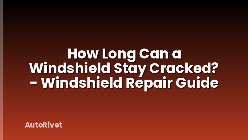 How Long Can a Windshield Stay Cracked? - Windshield Repair Guide