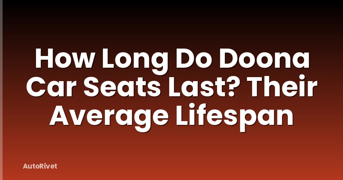 How Long Do Doona Car Seats Last? Their Average Lifespan