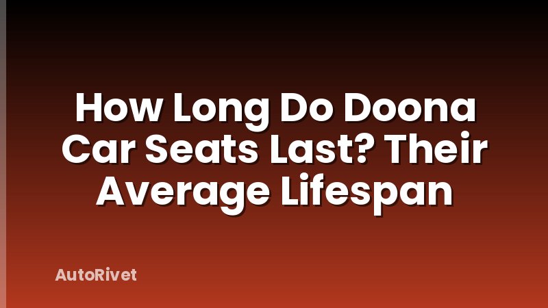 How Long Do Doona Car Seats Last? Their Average Lifespan