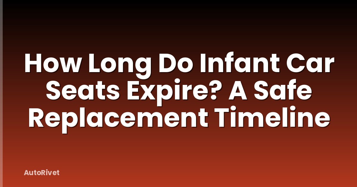 How Long Do Infant Car Seats Expire? A Safe Replacement Timeline