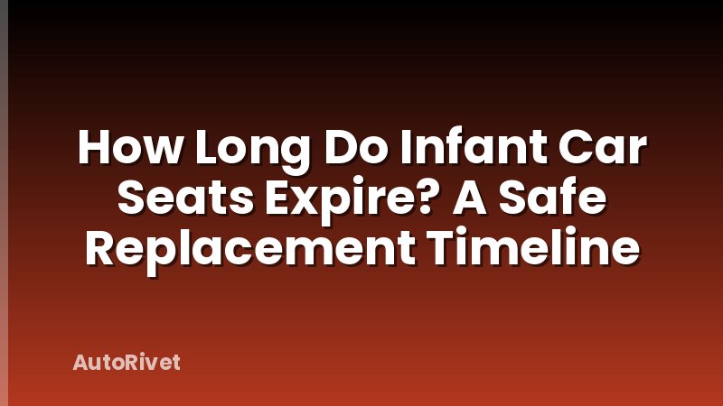 How Long Do Infant Car Seats Expire? A Safe Replacement Timeline