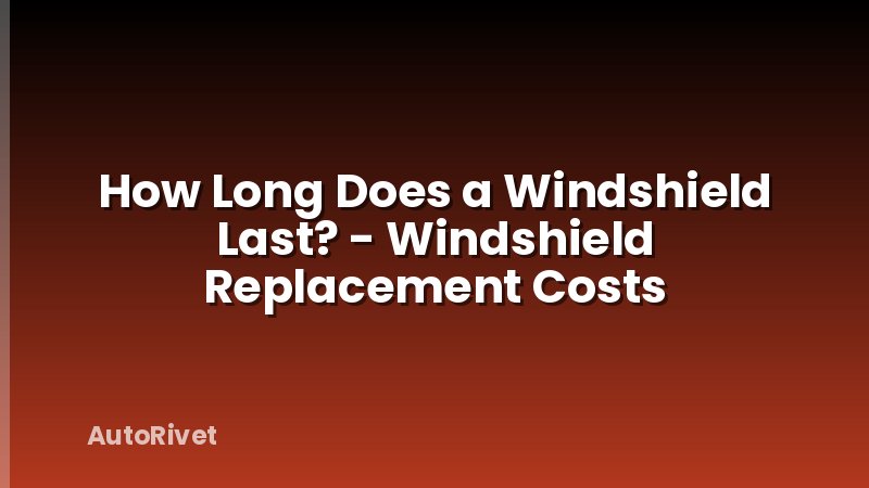 How Long Does a Windshield Last? - Windshield Replacement Costs