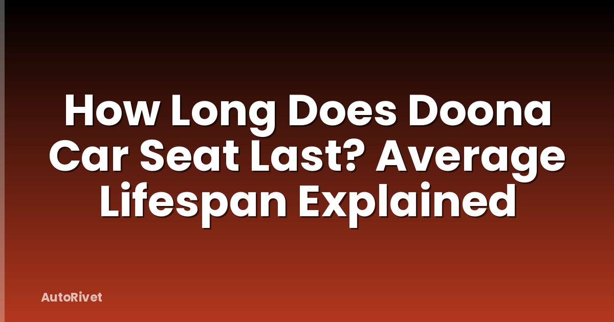 How Long Does Doona Car Seat Last? Average Lifespan Explained