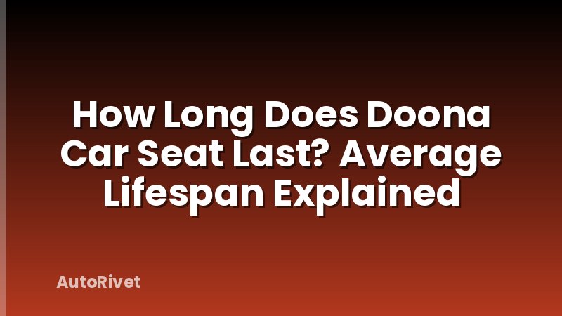 How Long Does Doona Car Seat Last? Average Lifespan Explained