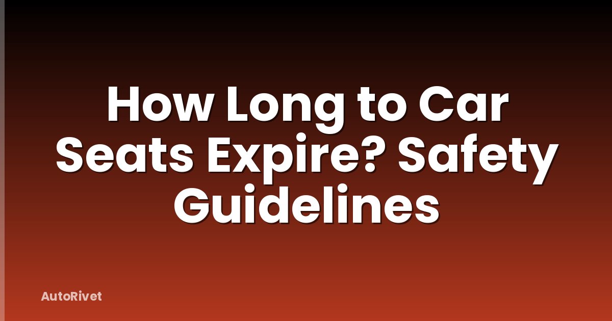 How Long to Car Seats Expire? Safety Guidelines
