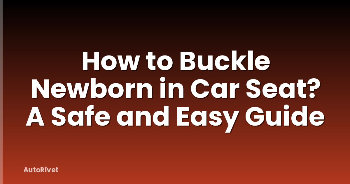 How to Buckle Newborn in Car Seat? A Safe and Easy Guide
