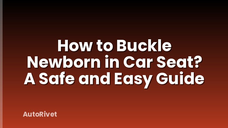 How to Buckle Newborn in Car Seat? A Safe and Easy Guide
