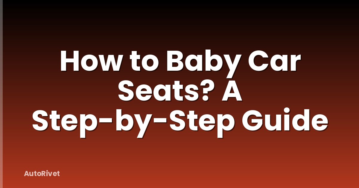 How to Baby Car Seats? A Step-by-Step Guide