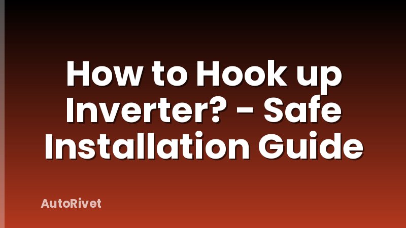 How to Hook up Inverter? - Safe Installation Guide