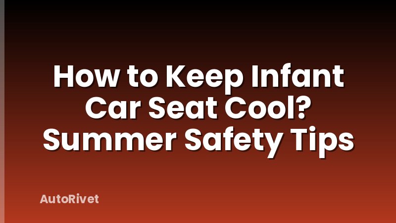 How to Keep Infant Car Seat Cool? Summer Safety Tips