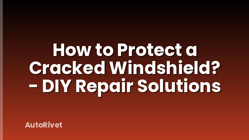How to Protect a Cracked Windshield? - DIY Repair Solutions