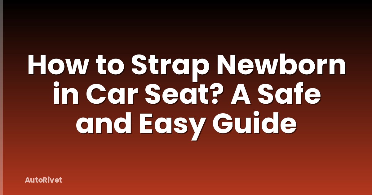 How to Strap Newborn in Car Seat? A Safe and Easy Guide