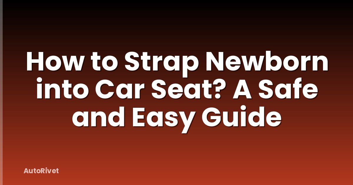 How to Strap Newborn into Car Seat? A Safe and Easy Guide