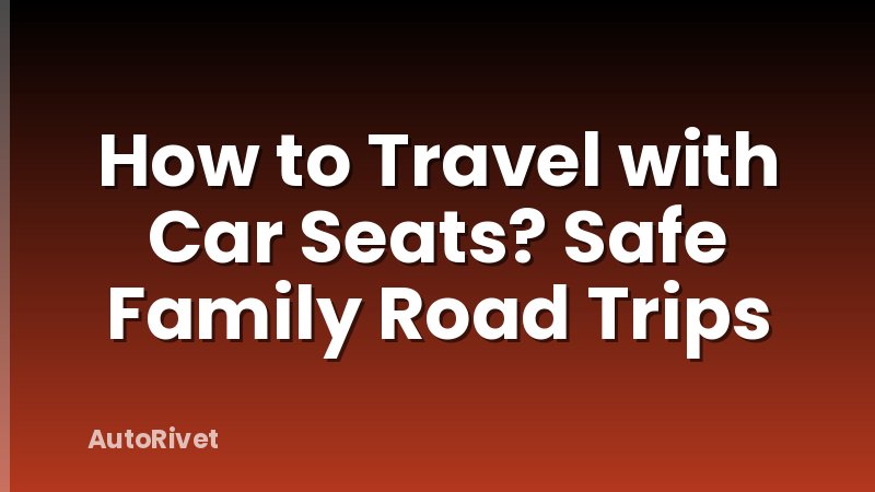 How to Travel with Car Seats? Safe Family Road Trips