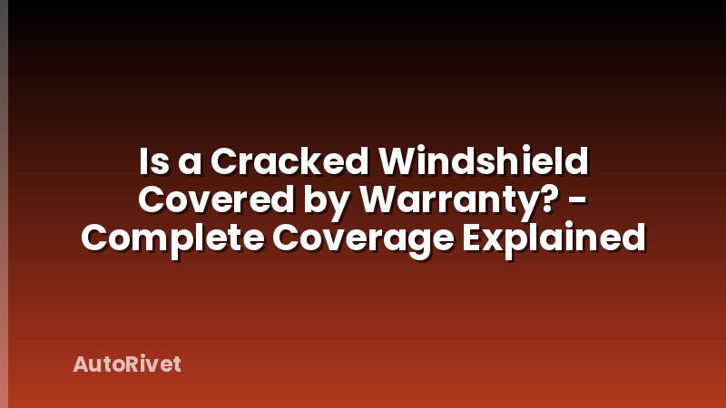 Is a Cracked Windshield Covered by Warranty? - Complete Coverage Explained