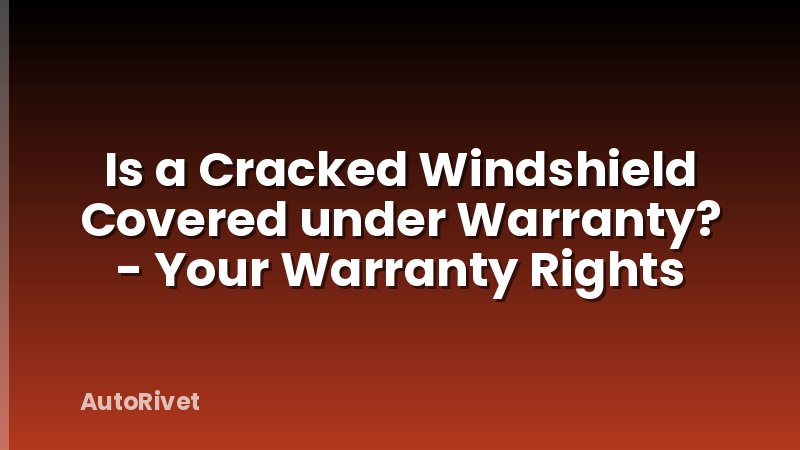 Is a Cracked Windshield Covered under Warranty? - Your Warranty Rights