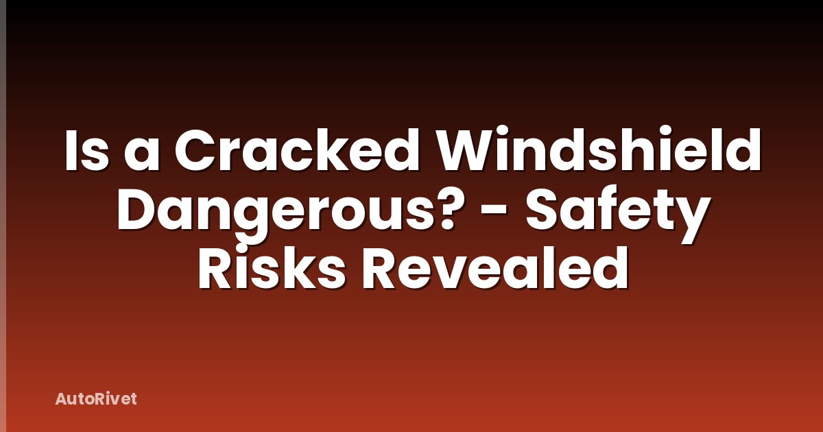 Is a Cracked Windshield Dangerous? - Safety Risks Revealed