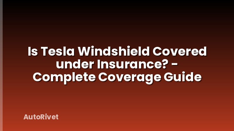 Is Tesla Windshield Covered under Insurance? - Complete Coverage Guide