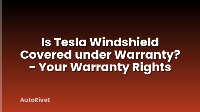 Is Tesla Windshield Covered under Warranty? - Your Warranty Rights