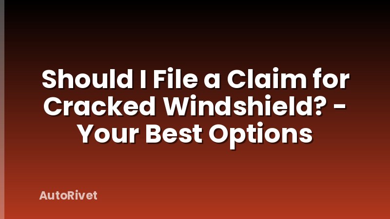 Should I File a Claim for Cracked Windshield? - Your Best Options