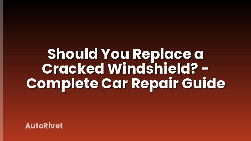 Should You Replace a Cracked Windshield? - Complete Car Repair Guide