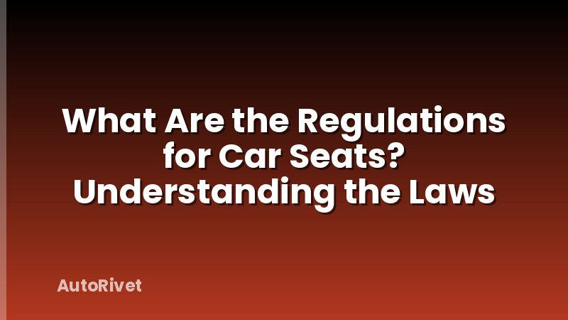 What Are the Regulations for Car Seats? Understanding the Laws