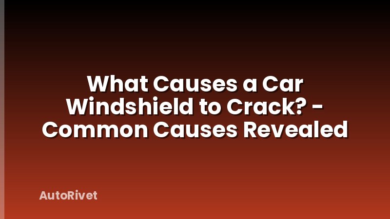 What Causes a Car Windshield to Crack? - Common Causes Revealed