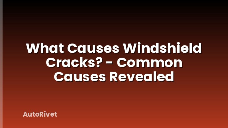 What Causes Windshield Cracks? - Common Causes Revealed