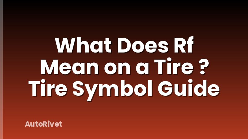 What Does Rf Mean on a Tire ? Tire Symbol Guide