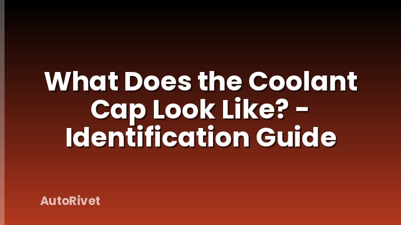 What Does the Coolant Cap Look Like? - Identification Guide