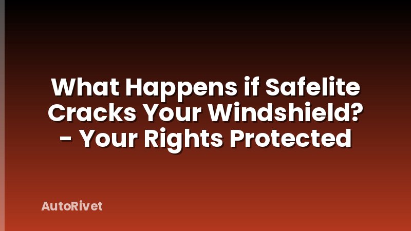 What Happens if Safelite Cracks Your Windshield? - Your Rights Protected