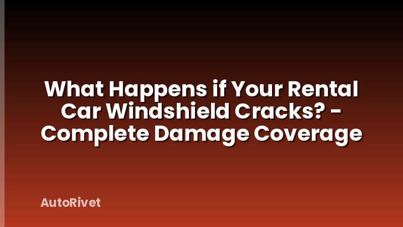 What Happens if Your Rental Car Windshield Cracks? - Complete Damage Coverage
