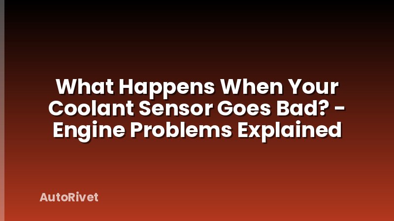 What Happens When Your Coolant Sensor Goes Bad? - Engine Problems Explained