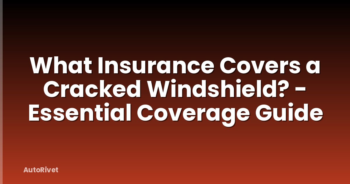 What Insurance Covers a Cracked Windshield? - Essential Coverage Guide