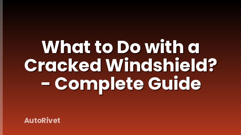 What to Do with a Cracked Windshield? - Complete Guide