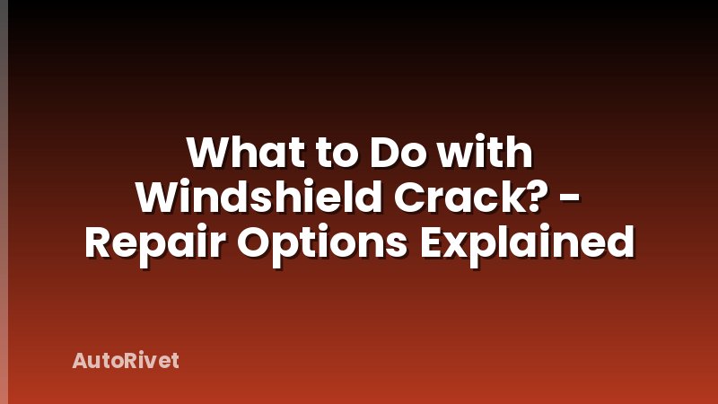 What to Do with Windshield Crack? - Repair Options Explained