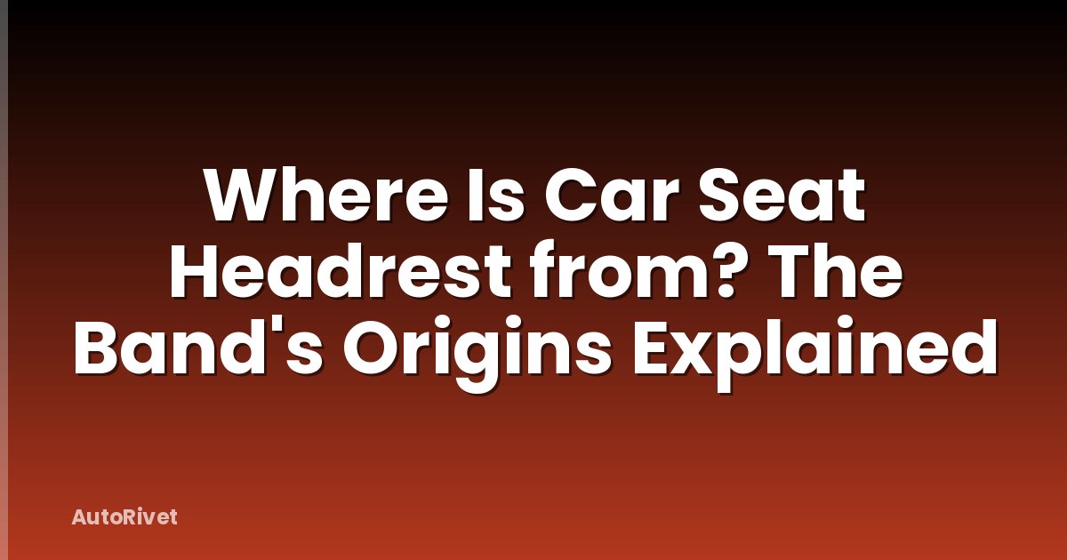 Where Is Car Seat Headrest from? The Band's Origins Explained