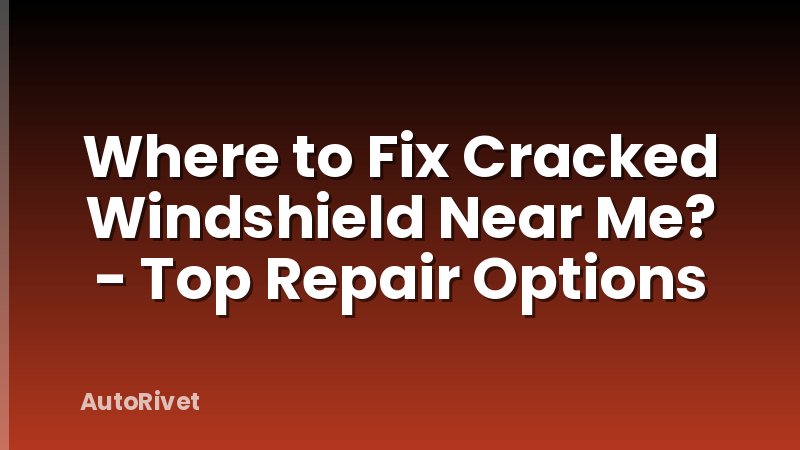 Where to Fix Cracked Windshield Near Me? - Top Repair Options