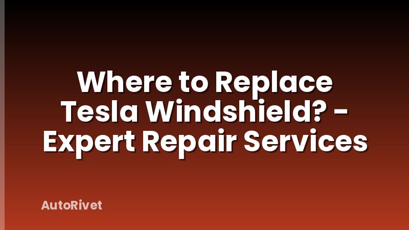 Where to Replace Tesla Windshield? - Expert Repair Services