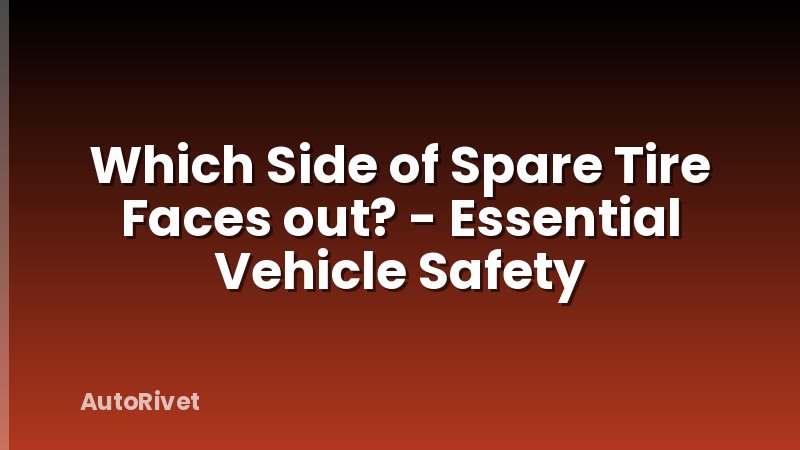 Which Side of Spare Tire Faces out? - Essential Vehicle Safety
