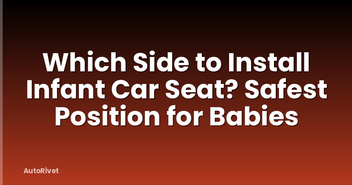 Which Side to Install Infant Car Seat? Safest Position for Babies