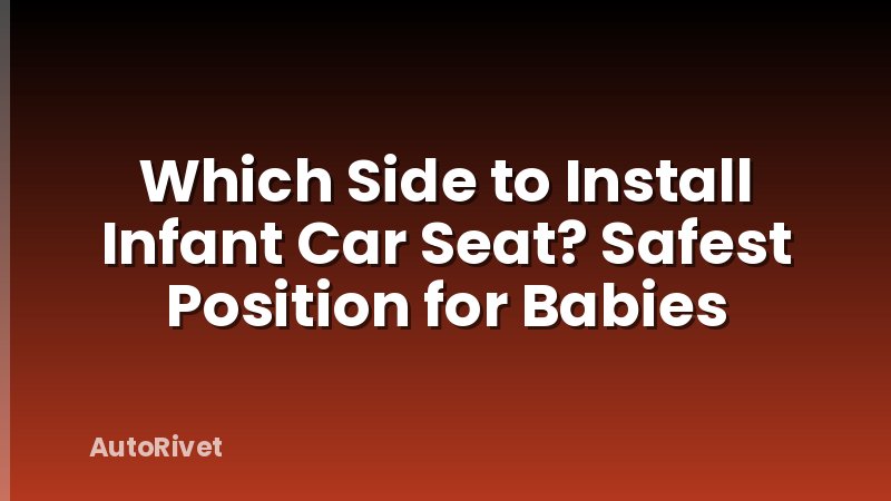 Which Side to Install Infant Car Seat? Safest Position for Babies