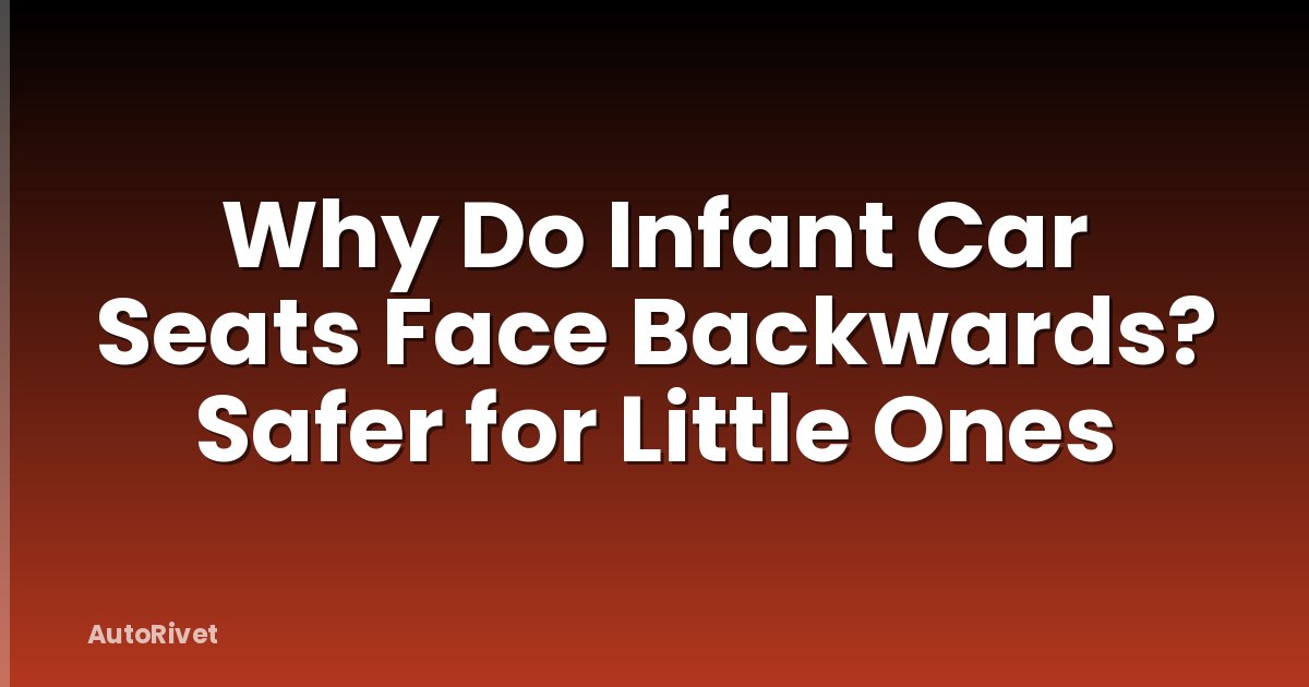 Why Do Infant Car Seats Face Backwards? Safer for Little Ones