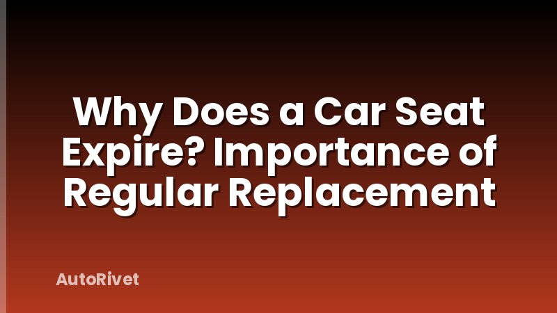 Why Does a Car Seat Expire? Importance of Regular Replacement