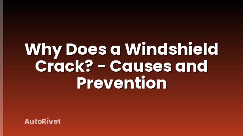 Why Does a Windshield Crack? - Causes and Prevention