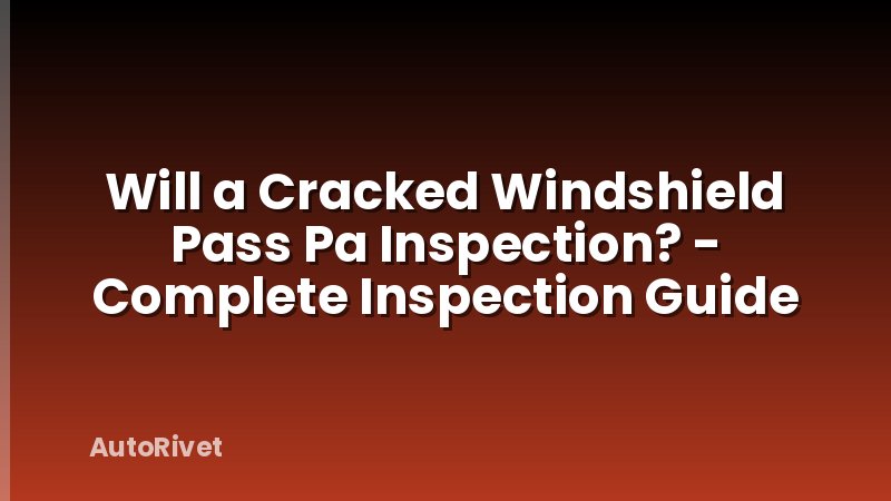 Will a Cracked Windshield Pass Pa Inspection? - Complete Inspection Guide