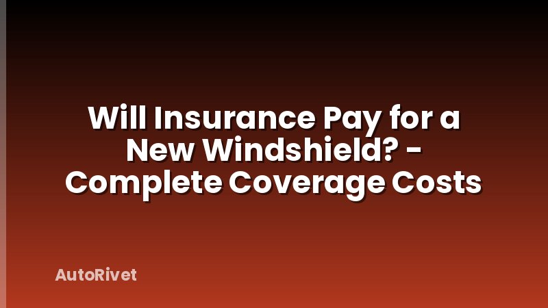 Will Insurance Pay for a New Windshield? - Complete Coverage Costs