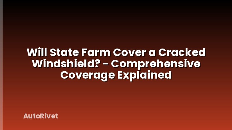 Will State Farm Cover a Cracked Windshield? - Comprehensive Coverage Explained