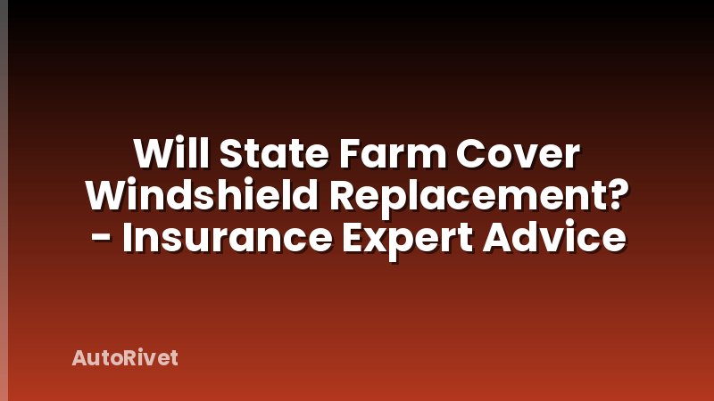 Will State Farm Cover Windshield Replacement? - Insurance Expert Advice